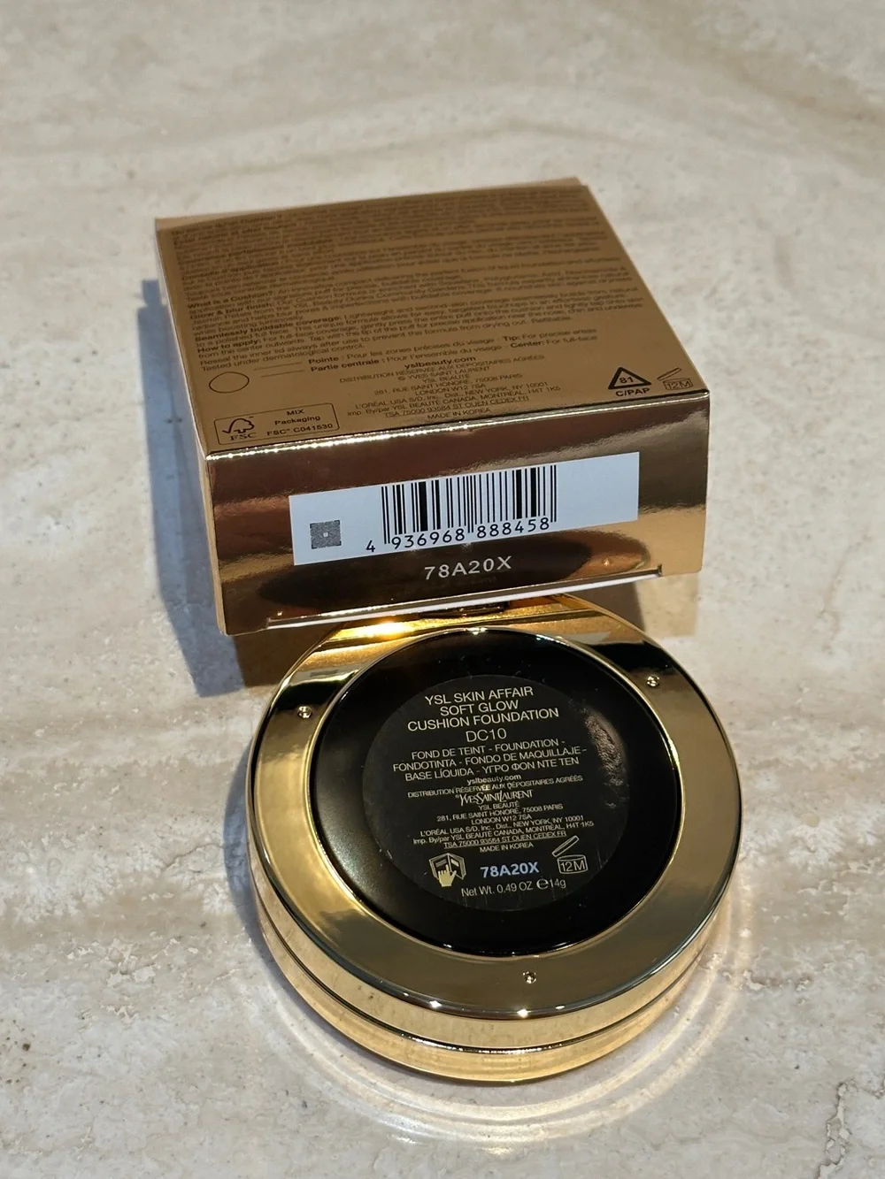 Yves Saint Laurent Skin Affair Soft Glow Cushion Foundation DC10
